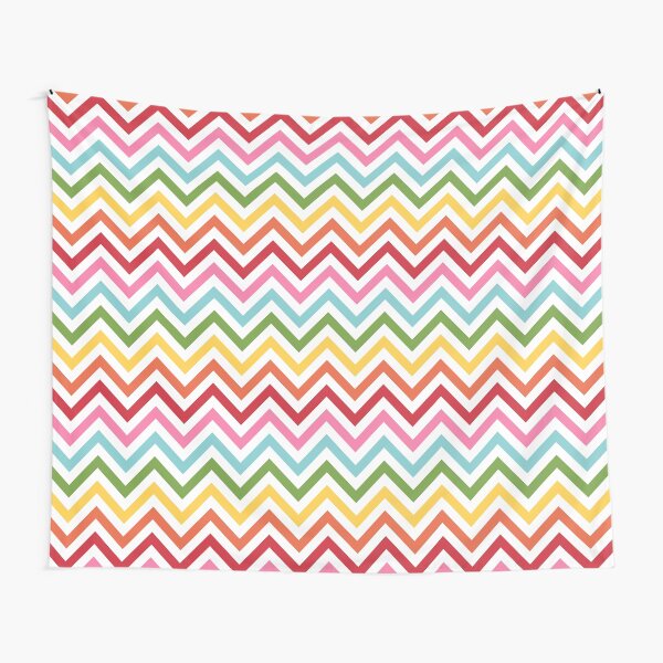 Rainbow Chevron #3 Tapestry