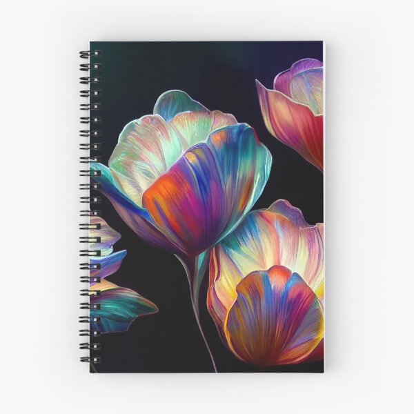 Item preview, Colorful Tulips by Night designed and sold by fadetocolour.