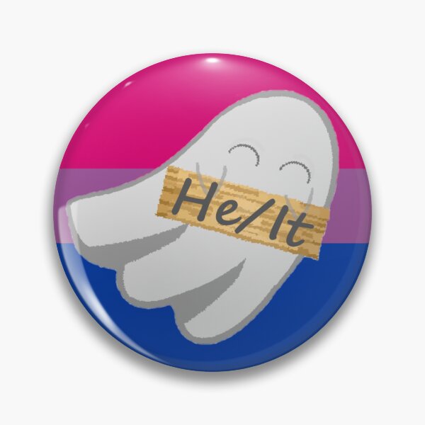 Item preview, Bi He/It Pronoun Ghost designed and sold by Forest-Bird.
