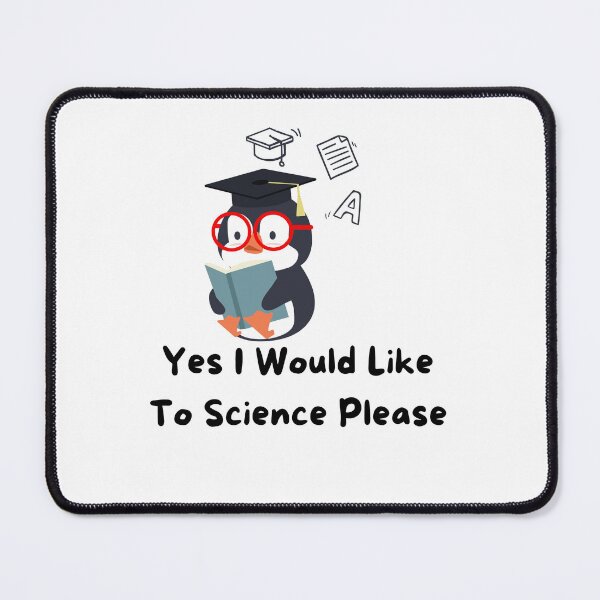 Item preview, Yes i would like to science please funny penguin sticker designed and sold by imad-bentahar.