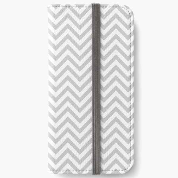 Grey Chevron iPhone Wallet
