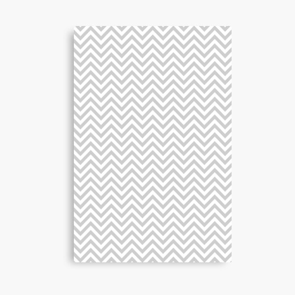 Grey Chevron Canvas Print