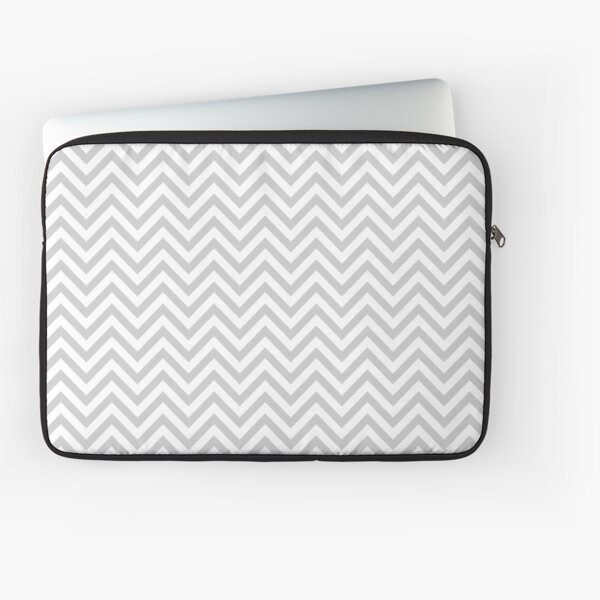 Grey Chevron Laptop Sleeve