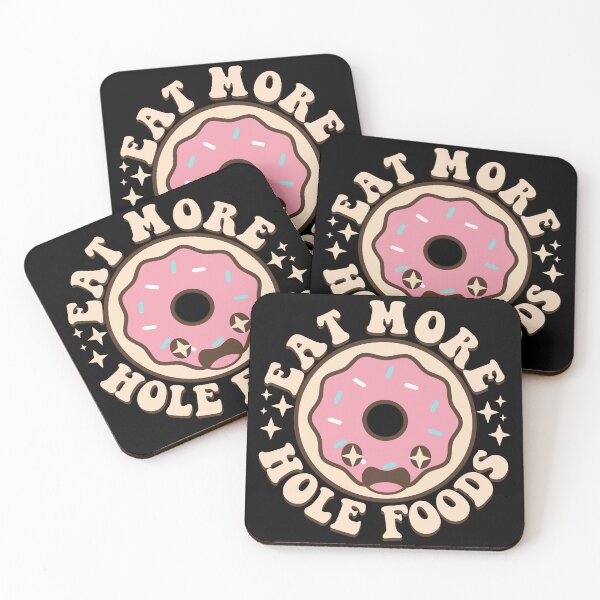 Aperçu de l'œuvre Mangez plus d'aliments troués Funny Kawaii Donut Pun créée et vendue par Daytone.