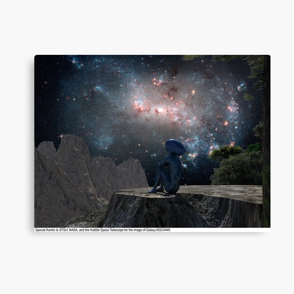 Blue Man 11: Homesick Canvas Print
