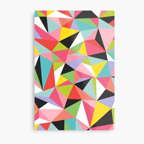 Geo Jane Metal Print