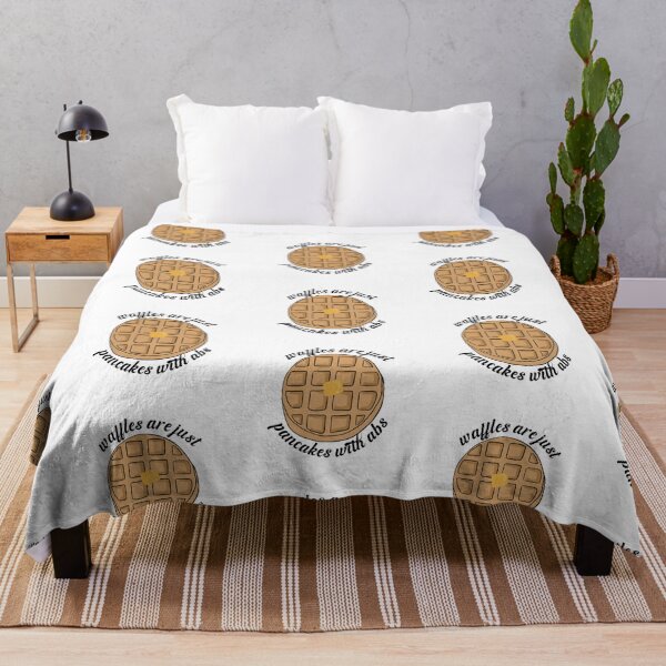 Item preview, Waffles are just Pancakes With Abs designed and sold by nextneveldesign.