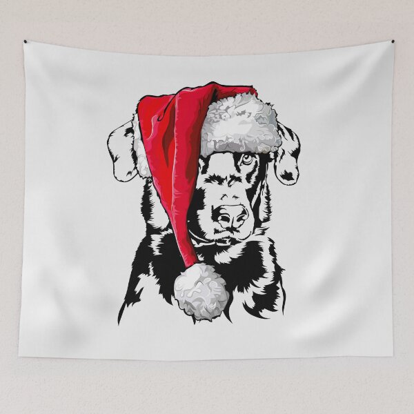 Item preview, Santa Beauceron Merry Christmas Dogs designed and sold by dogarts.