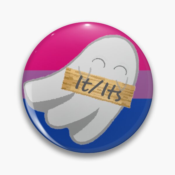 Item preview, Bi It/Its Pronoun Ghost designed and sold by Forest-Bird.