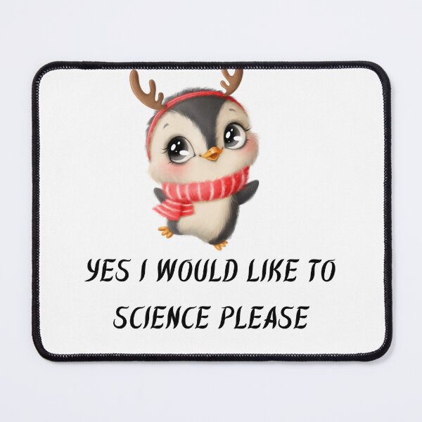 Item preview, Yes i would like to science please funny penguin sticker designed and sold by imad-bentahar.
