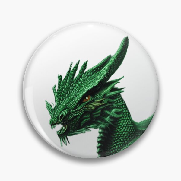 Item preview, Portrait of a Green Dragon designed and sold by Aerialyn.
