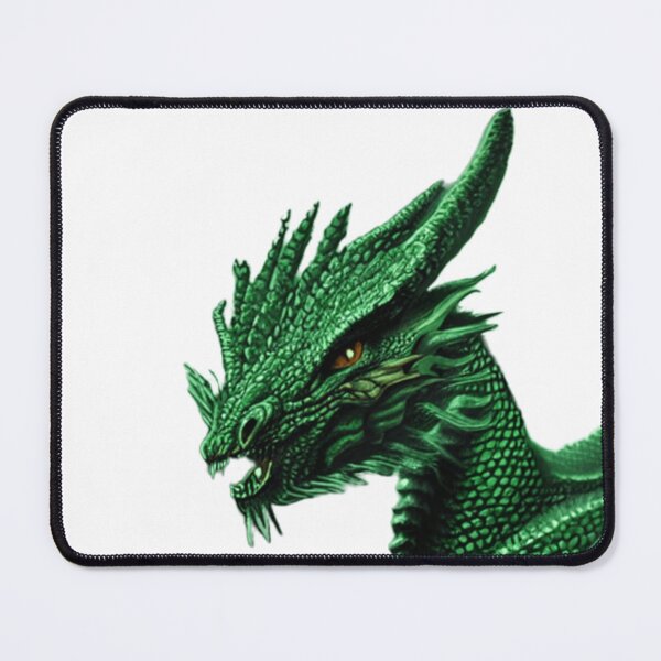 Item preview, Portrait of a Green Dragon designed and sold by Aerialyn.