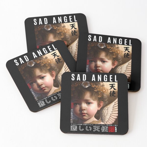 Item preview, Sad Angel | Renaissance Cute Cherub Angel With Wings –  Baby Angel Cherub designed and sold by MadeByRobots.