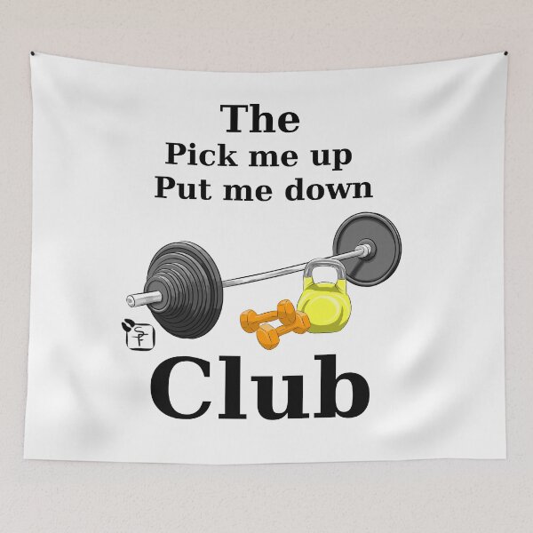 Item preview, The Pick me up put me down Club designed and sold by SonneFaunArt.