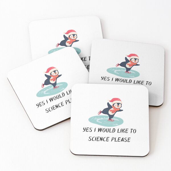Item preview, Yes i would like to science please funny penguin sticker designed and sold by imad-bentahar.