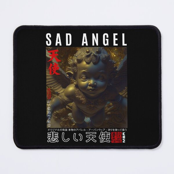 Item preview, Sad Angel | Renaissance Cute Cherub Angel With Wings – Baby Angel Cherub designed and sold by MadeByRobots.