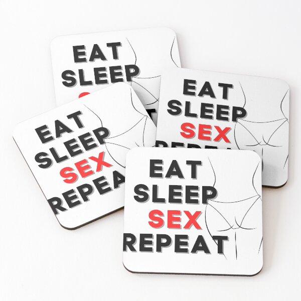 Item preview, Eat sleep sex repeat designed and sold by uconii.