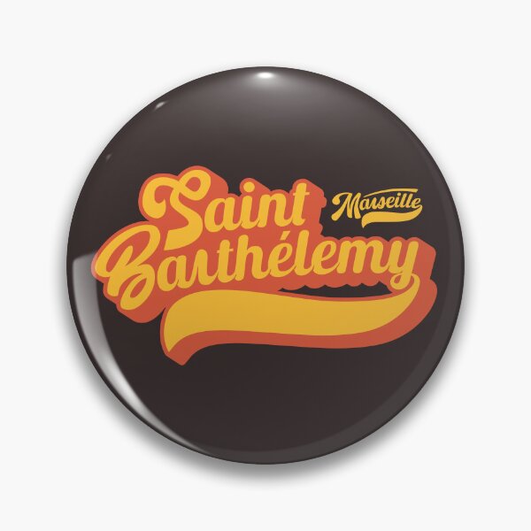 Item preview, Marseille Saint-Barthélemy , Marseille Saint-Barthélemy lettering, Saint-Barthélemy logo designed and sold by Boogosh.