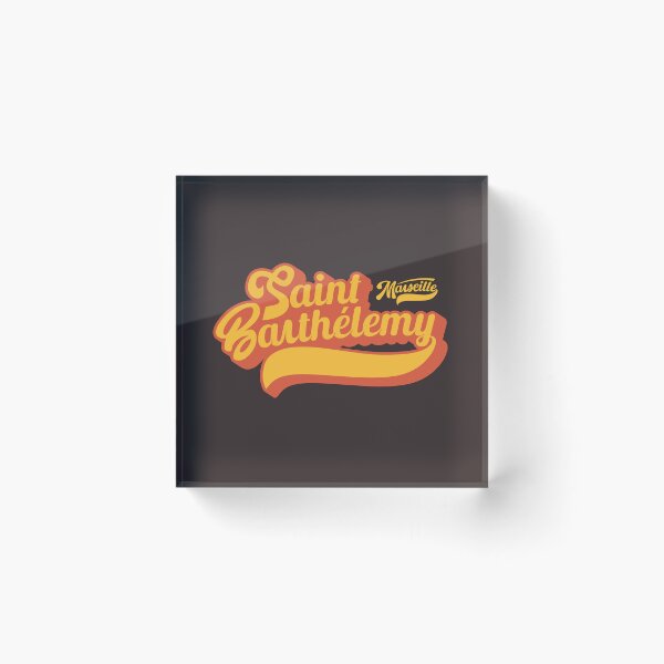 Item preview, Marseille Saint-Barthélemy , Marseille Saint-Barthélemy lettering, Saint-Barthélemy logo designed and sold by Boogosh.