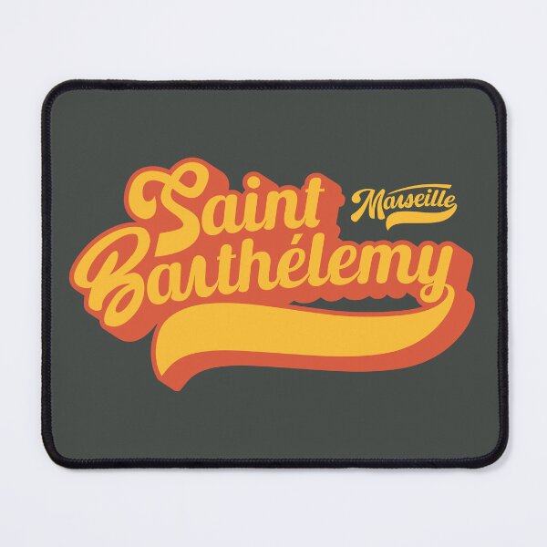 Item preview, Marseille Saint-Barthélemy , Marseille Saint-Barthélemy lettering, Saint-Barthélemy logo designed and sold by Boogosh.