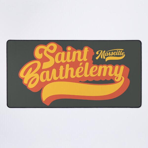 Item preview, Marseille Saint-Barthélemy , Marseille Saint-Barthélemy lettering, Saint-Barthélemy logo designed and sold by Boogosh.