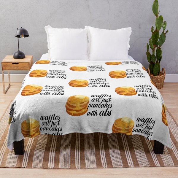 Item preview, Waffles are just Pancakes With Abs designed and sold by nextneveldesign.