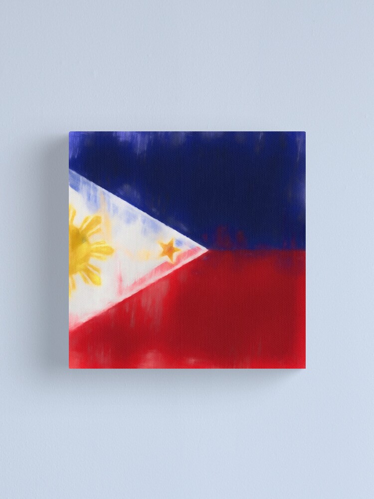 Alternate view of Filipino Flag No. 1, Series 1 Canvas Print
