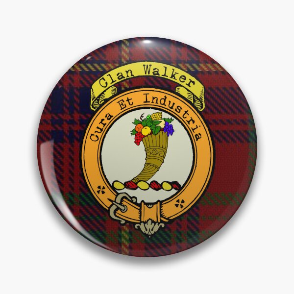 Item preview, Walker Scottish Tartan and Crest designed and sold by BagTown Clans.