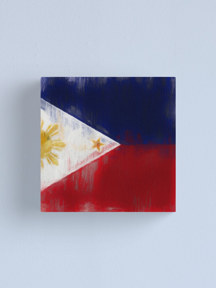 Alternate view of Filipino Flag No. 1, Series 2 Canvas Print