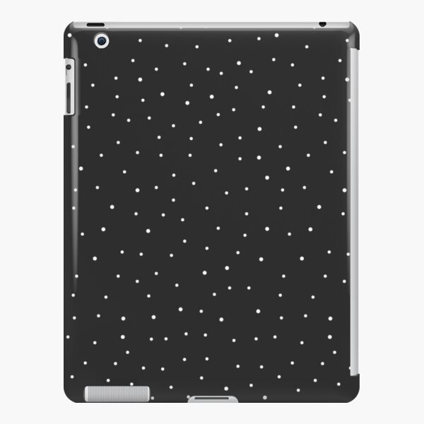 Random Dots on Black iPad Snap Case