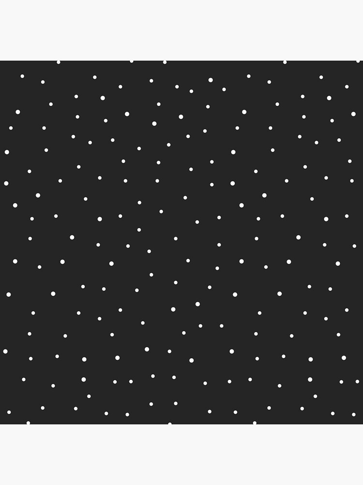 Random Dots on Black by MissTiina