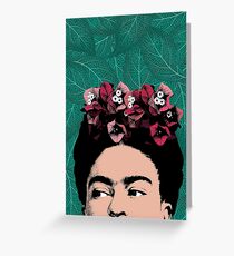 Frida Kahlo Portrait Greeting Card