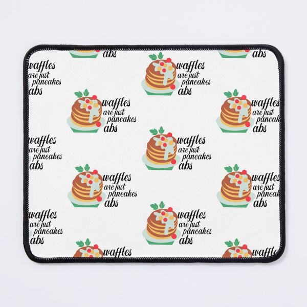Item preview, Waffles are just Pancakes With Abs designed and sold by nextneveldesign.