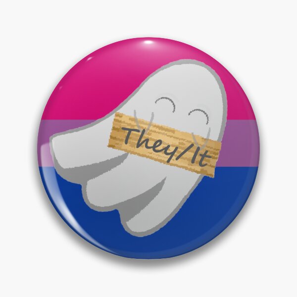Item preview, Bi They/It Pronoun Ghost designed and sold by Forest-Bird.