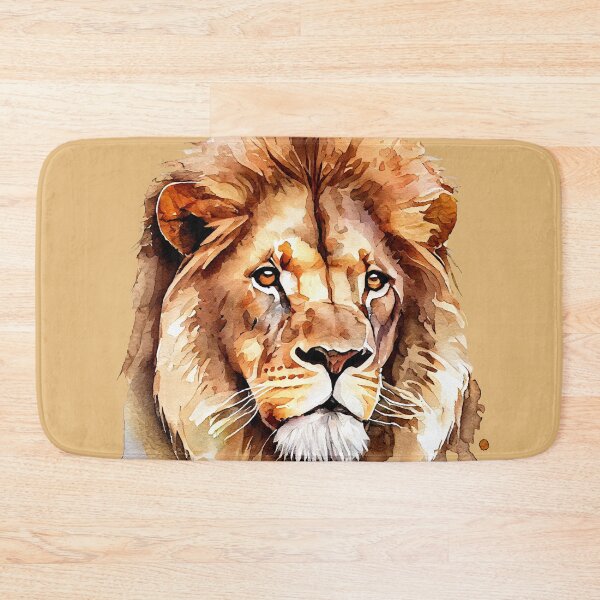 Item preview, Lion Art, Watercolor Painting designed and sold by KOTOdesign.