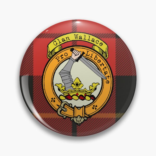 Item preview, Wallace Scottish Tartan and Crest designed and sold by BagTown Clans.