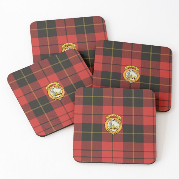 Item preview, Cresta y tartán escocés de Wallace designed and sold by BagTown Clans.