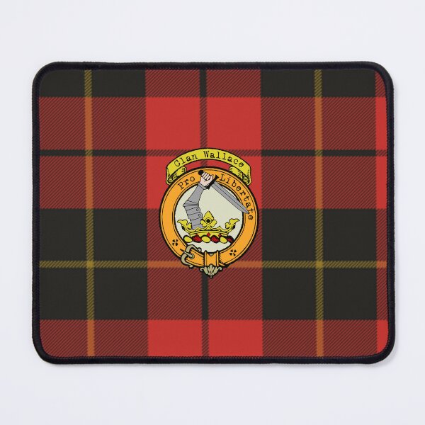 Item preview, Wallace Scottish Tartan and Crest designed and sold by BagTown Clans.