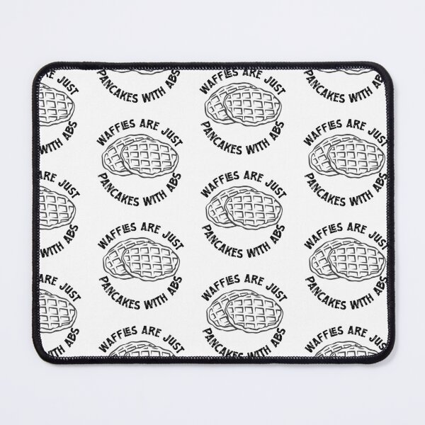 Item preview, Waffles are just Pancakes With Abs designed and sold by nextneveldesign.