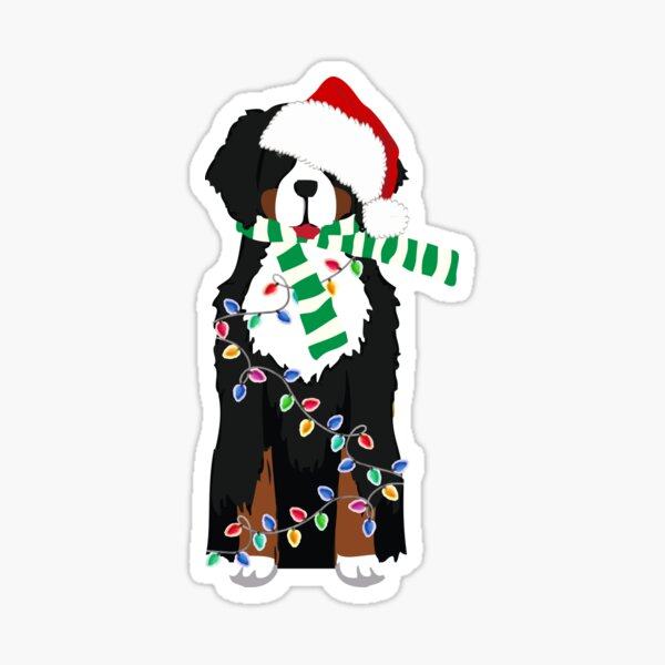 Item preview, Christmas Bernese Mountain Holiday Dog designed and sold by emrdesigns.