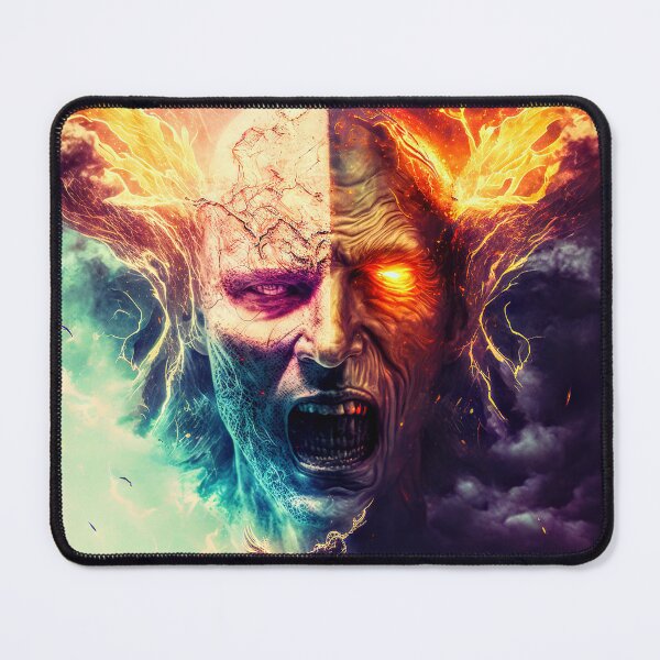 Item preview, Good vs.Evil - Infinite Duality - Digital Design - AI Artwork designed and sold by BRaiNDEDprints.