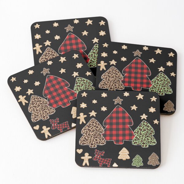 Item preview, Red Plaid & Leopard Christmas Trees Funny Reindeer Ugly Xmas designed and sold by r-silver.