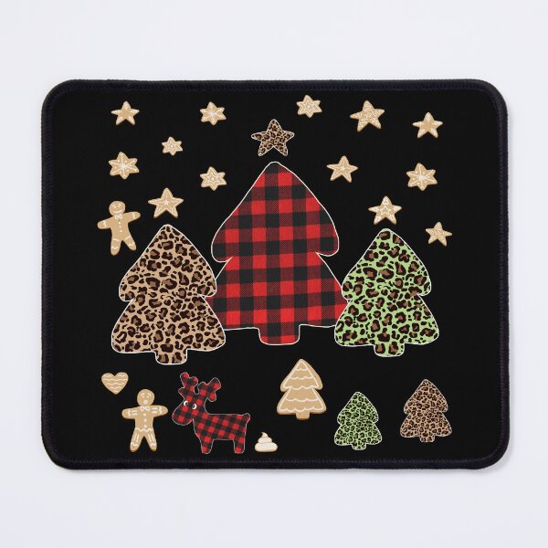 Item preview, Red Plaid & Leopard Christmas Trees Funny Reindeer Ugly Xmas designed and sold by r-silver.