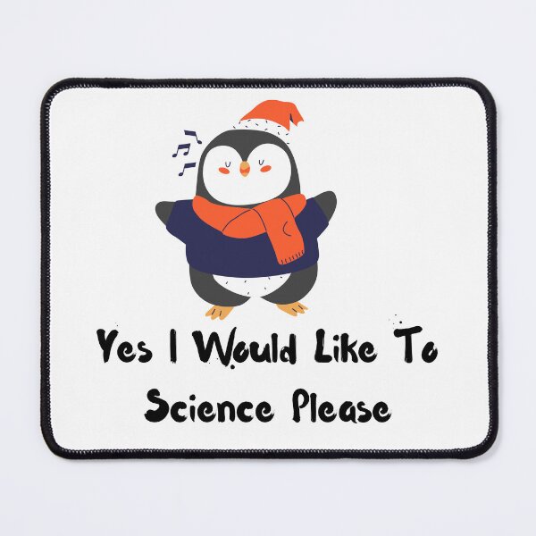 Item preview, Yes i would like to science please funny penguin sticker designed and sold by imad-bentahar.