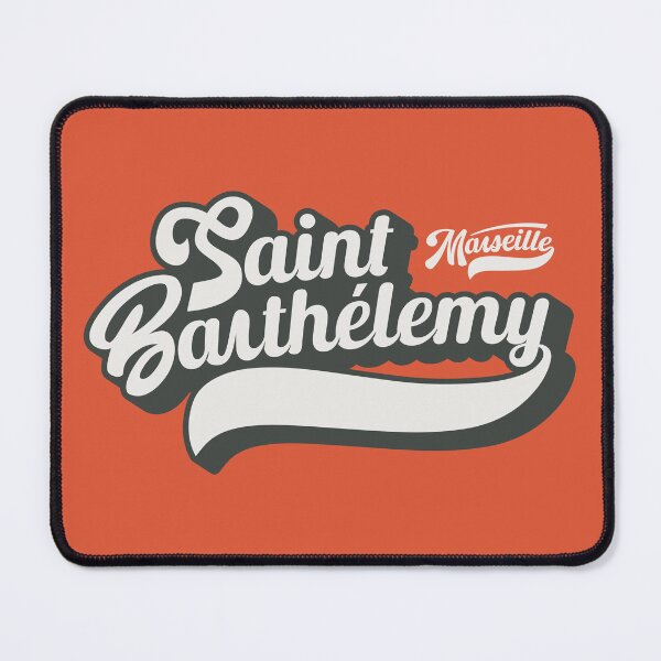 Item preview, Marseille Saint-Barthélemy , Marseille Saint-Barthélemy lettering, Saint-Barthélemy logo designed and sold by Boogosh.