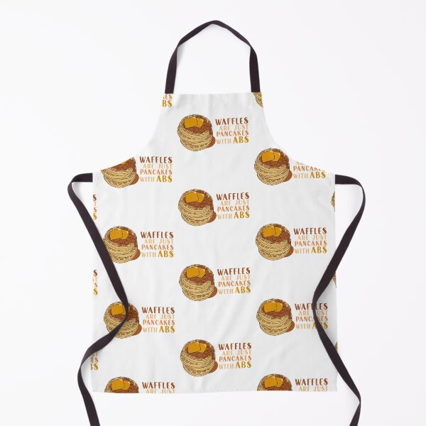Item preview, Waffles are just Pancakes With Abs designed and sold by nextneveldesign.