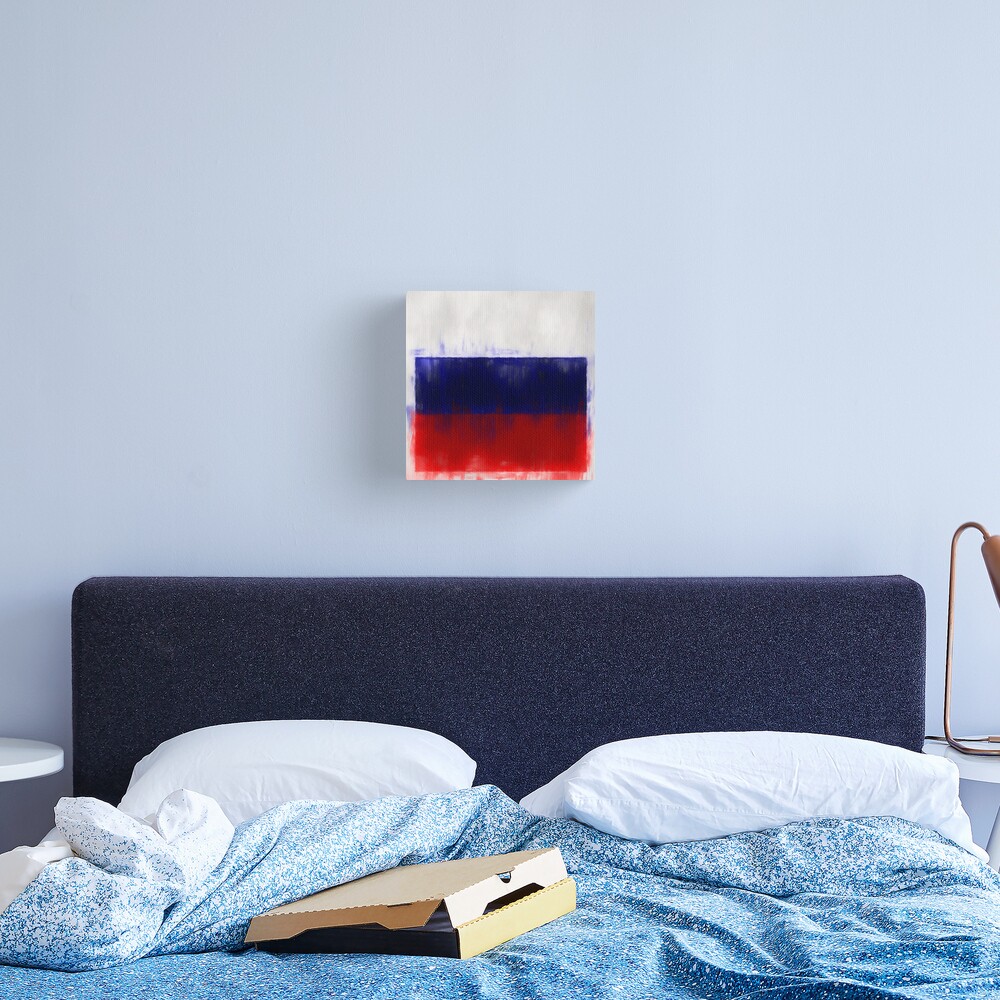 Russian Flag No. 2, Series 1 Canvas Print