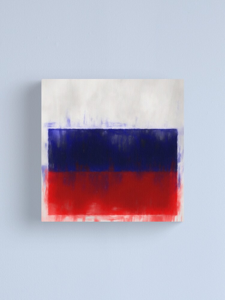 Alternate view of Russian Flag No. 2, Series 1 Canvas Print