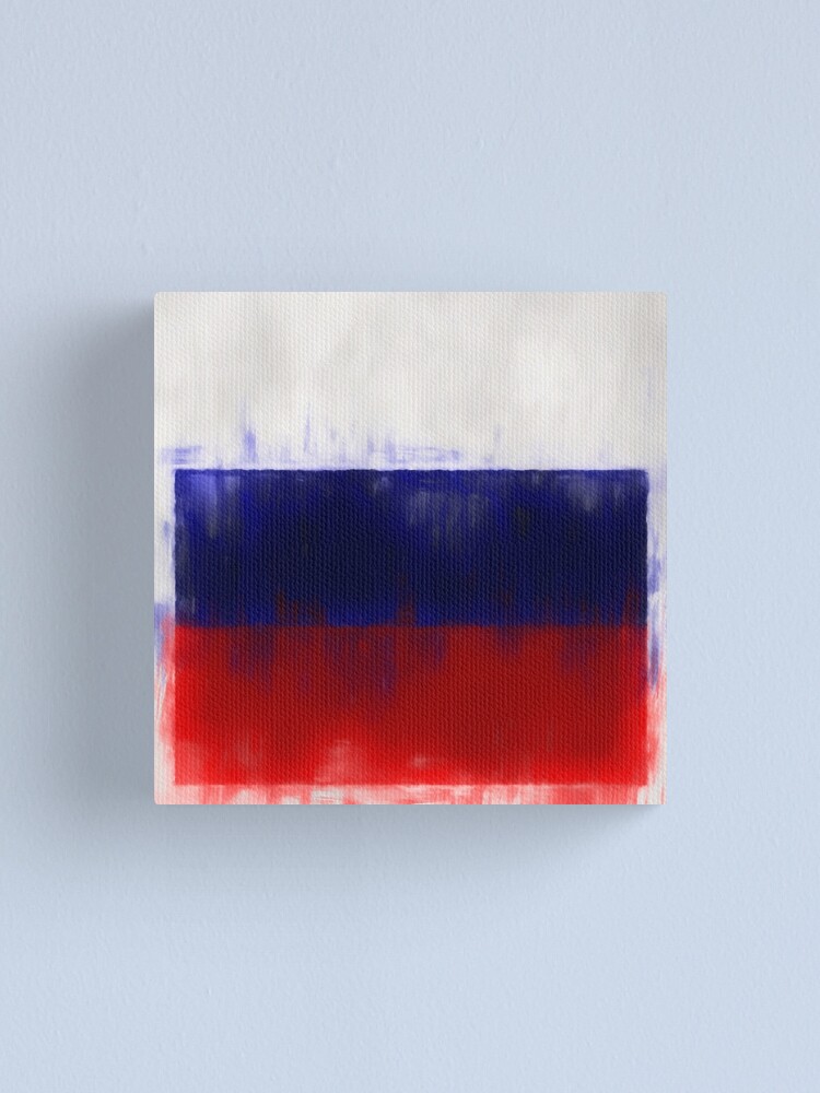 Alternate view of Russian Flag No. 2, Series 1 Canvas Print