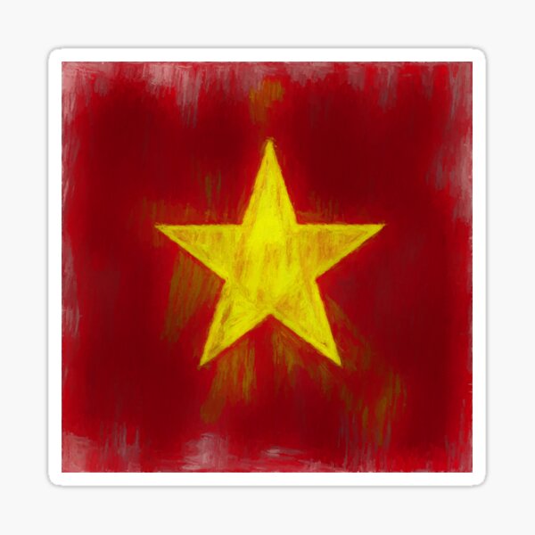 Vietnamese Flag No. 1, Series 2 Sticker